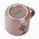 Ceramic "abstraction" mug, 320 ml, bronze color