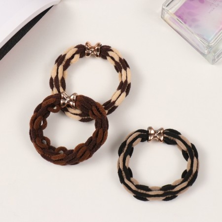 Hair gum "Janice" volume strokes, 5.5 cm, mix-1