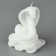 New Year 2025! Interior candle “New Year's collection: snake on coins”, white, 78 x 61 x 52