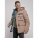 Winter male jacket, size 54, brown color