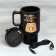 Thermal circle with heating from USB "To relieve stress", 450 ml, stainless steel