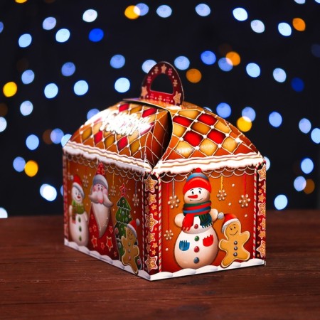 Gingerbread gift box 18.5 x 12.5 x 19 cm-3