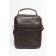 Bag Cross-Body Men, genuine leather de-gosa brown, 17x9x23 cm