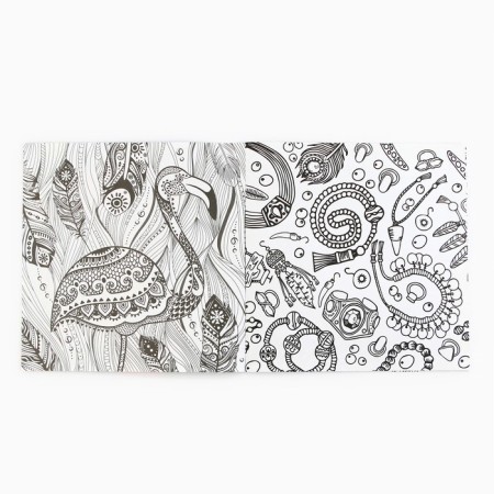 Coloring - anti -stress, album "Tropics", 20 p.-4