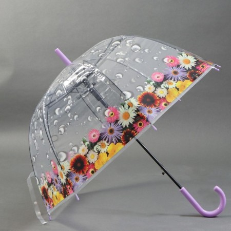 Umbrella - a semi -automatic cane "Seasons", 8 spokes, r = 40 cm, color mix-12