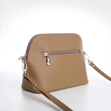 Women's bag over the shoulder Textura, small size, beige color-2