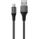 Cable Accesstyle AL24-F100M, Lightning-USB, 2.4A, fabric, fast charging, 1m, black-gray