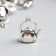 Decor Metal for creativity "Text" (A35087) 2.2x1.7 cm