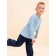 Jumper for boys, height 92 cm, blue color