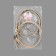 Shoe strap, artificial leather, 58 cm, 8 mm, 2 pcs, beige color