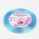 A satin ribbon "Golden threads", 6 mm × 23 ± 1 m, blue color No. 020