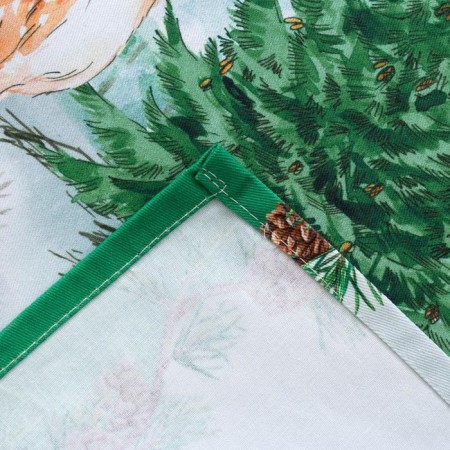 Apron "Ethel: New Year's Forest", 65 × 60 cm, 100 % cotton, sarzha, 190 g/m²-7