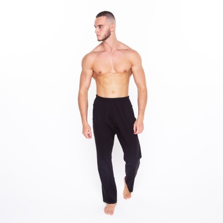 Male pants, black color, size 58