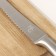 Magistro ardone bread knife, blade 19.5 cm, silver color