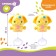 Musical Suspension "Elephant", clockwork, on a crib, stroller, color mix, crumb I