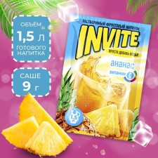Soluble drink invite pineapple, 9 g