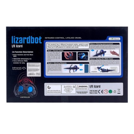 Robot "Lizard", on the control panel, interactive: sound, light, on batteries-6