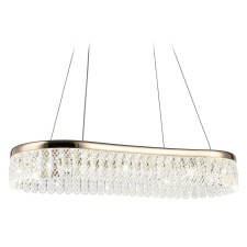 Светильник светодиодный подвесной с хрусталём Ambrella light, Traditional, TR49737, LED, 38 Вт, 2850Lum, 3000-6400К, цвет золото