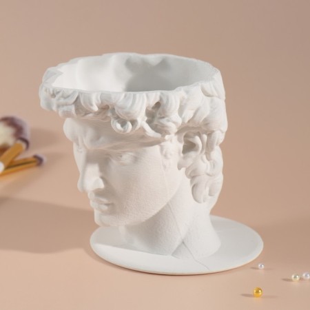 Interior subject "David" white 11.5x15.5x12 cm-3