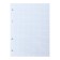 Smooth block for notebooks on rings A5, 80 sheets in a cage, white, 60 g/m2