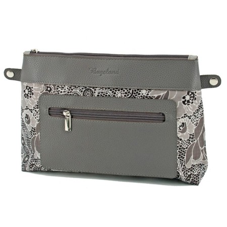 Women's bag B2810-05140, color gray, genuine leather, 20x8x28 cm-2
