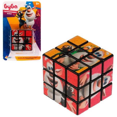 Logical game "Buba. Cube ", 3 × 3 cm, with pictures