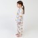 Pajama nursery (shirt, trousers) kaftan "animals" p. 98-104, white