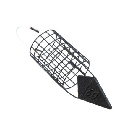 Metallic feeder X-Feeder ME Bullet 4K M Grid, Matt Black, 60 g, 35 ml-1