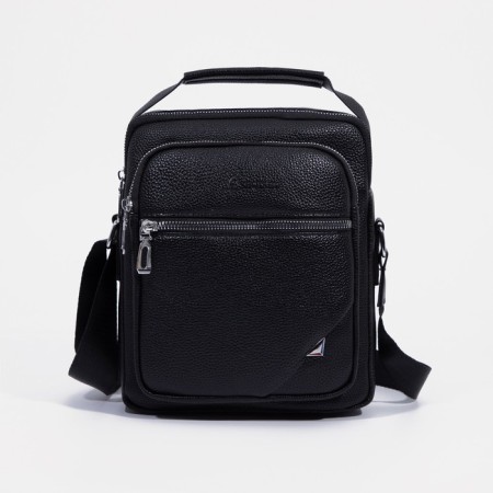 Male bag, black color-1
