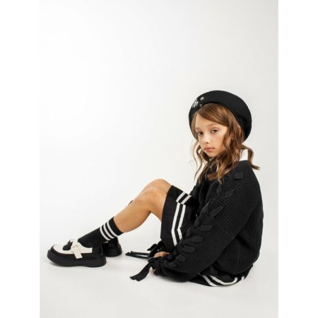Свитер для девочки Amarobaby Knit Wear, рост 152 см, цвет чёрный-15