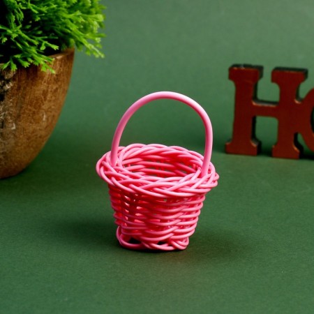 Puppet miniature "Basket", Mix colors-6