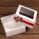 Gift box, cover is, "warm New Year", 14.5 x 14.5 x 6 cm