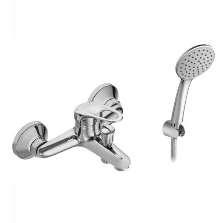 Santek Bus Bath mixer, short spout, with accessories, chrome