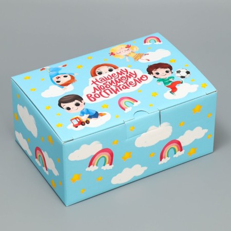 Box Gift team, packaging, “beloved teacher”, 22 x 15 x 10 cm-1