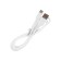 Cable D-01L, Type-C-USB, 1 m, 2.4 A, charging + data transfer, white
