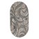 Oval carpet, size 80x150 cm, pp 100%, jute
