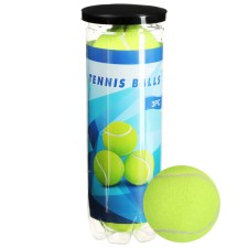 A set of balls for a large tennis 