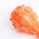 A massage squeak toy for dogs "ham" 10 cm, TPR, orange