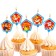Candle for the cake "Happy Birthday!", 5 pieces, puppy patrol