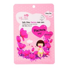 Facial fabric mask with placenta MJ Care Daily 25 gr.