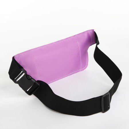 Lightning waist bag, reflective elements, lilac color-2