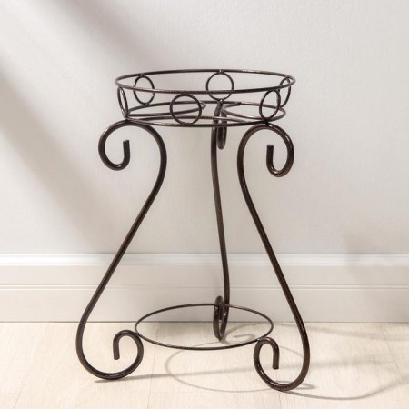 Flowers stand "Lotus Small", D = 25 cm, Copper Antik color