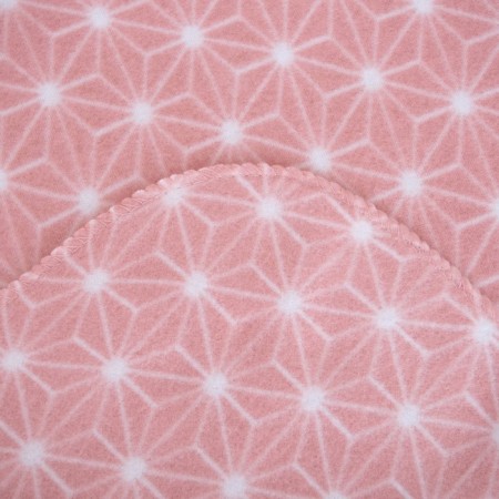 Aristo 130x170cm plaid, pink, fleece, 160g/m, 100% polyester-2
