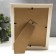 Photo frame 15x20 281g white with gold (plastic screen)