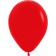 Latex ball 12 ", pastel, set 50 pcs., Red color