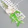 Decorative bouquet "rose" 5x9 cm, white