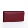 Women's wallet on a magnet, burgundy color