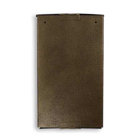 Mail box without a lock (with a loop), vertical, “semicircular”, bronze-7