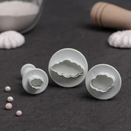 A set of plunges of confectionery shares "Cloud", 3 pcs-1