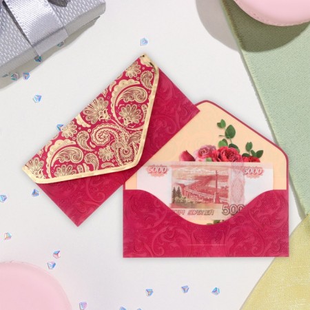 Glitter, embossing, golden patterns, 19x9.2 cm
